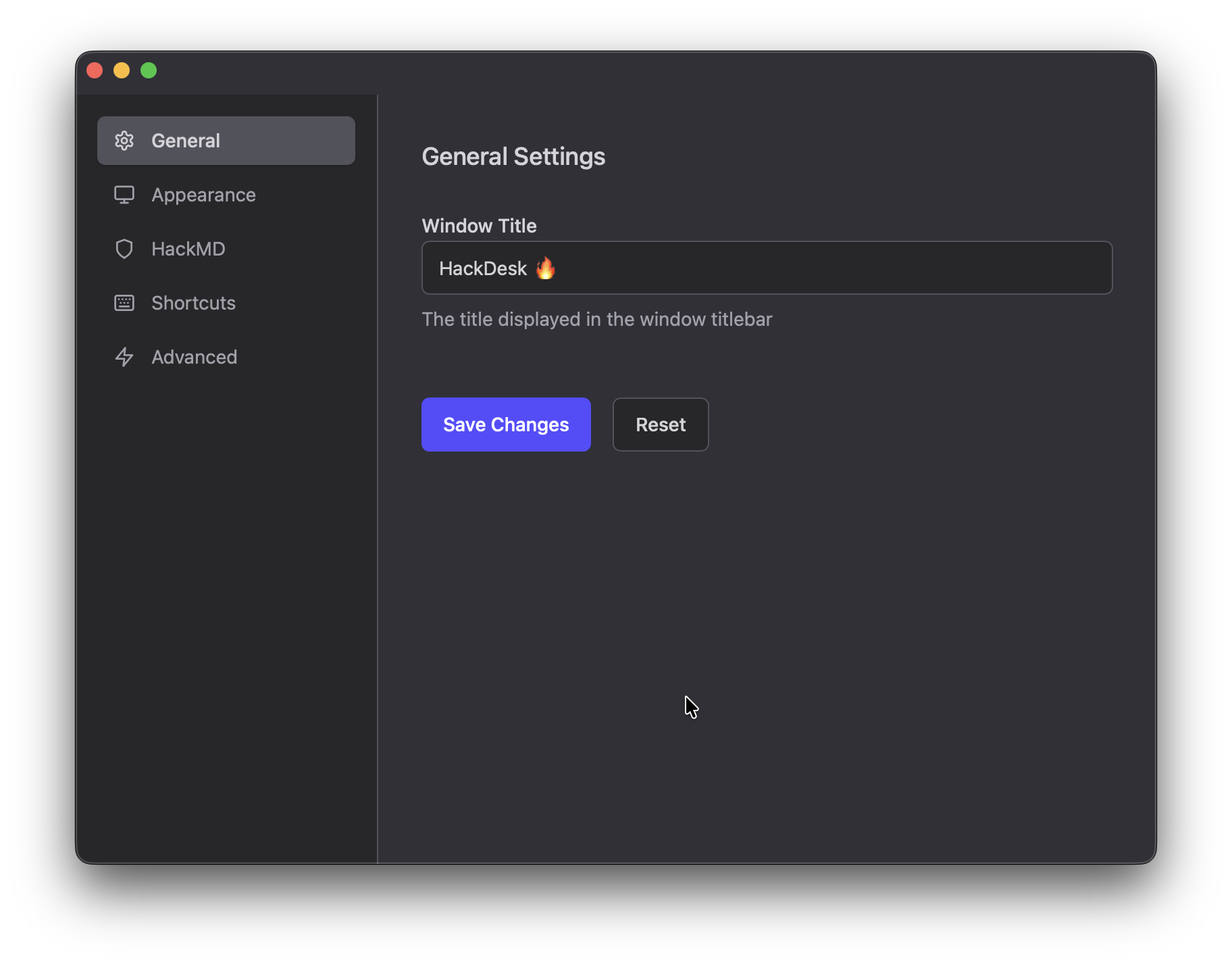 Custom Settings